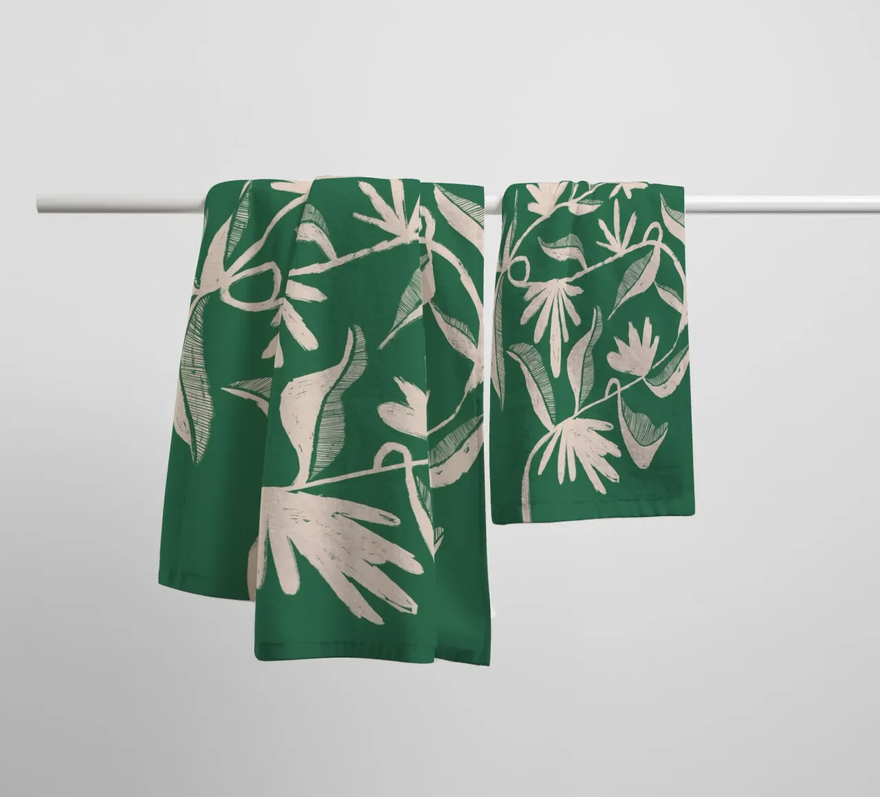 Green Botanics asciugamano da bagno da ni-ja artboutique