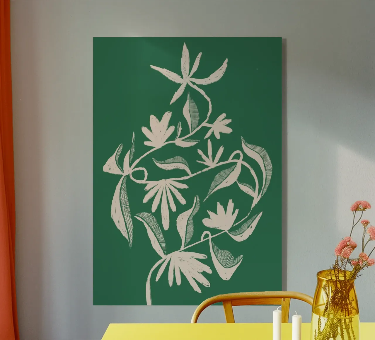 Green Botanics plexiglass da ni-ja artboutique