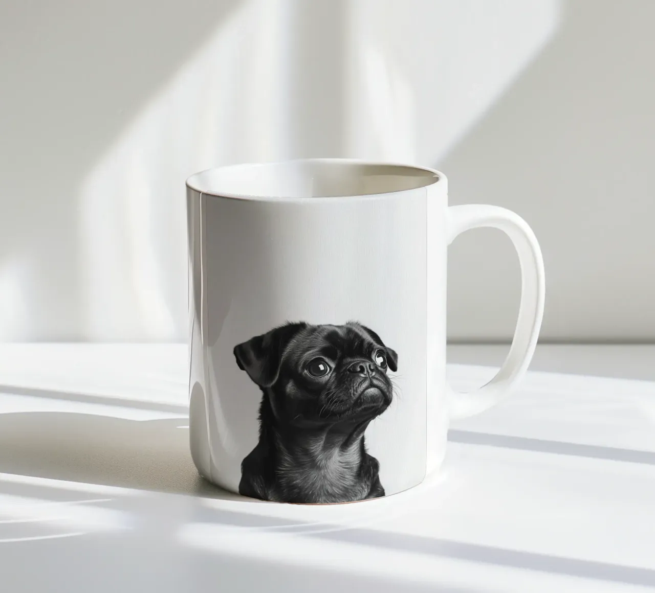 Balu Carino il cucciolo di carlino tazza in ceramica da Carinaprint
