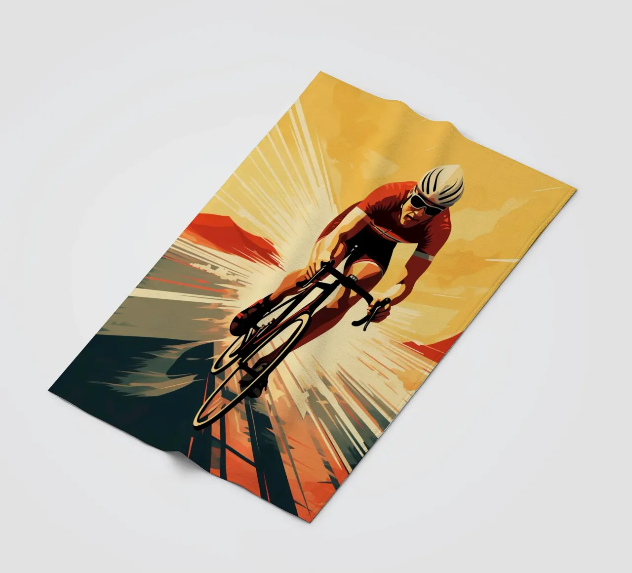 Triathlon Vintage Retro coperta in pile da Mateo