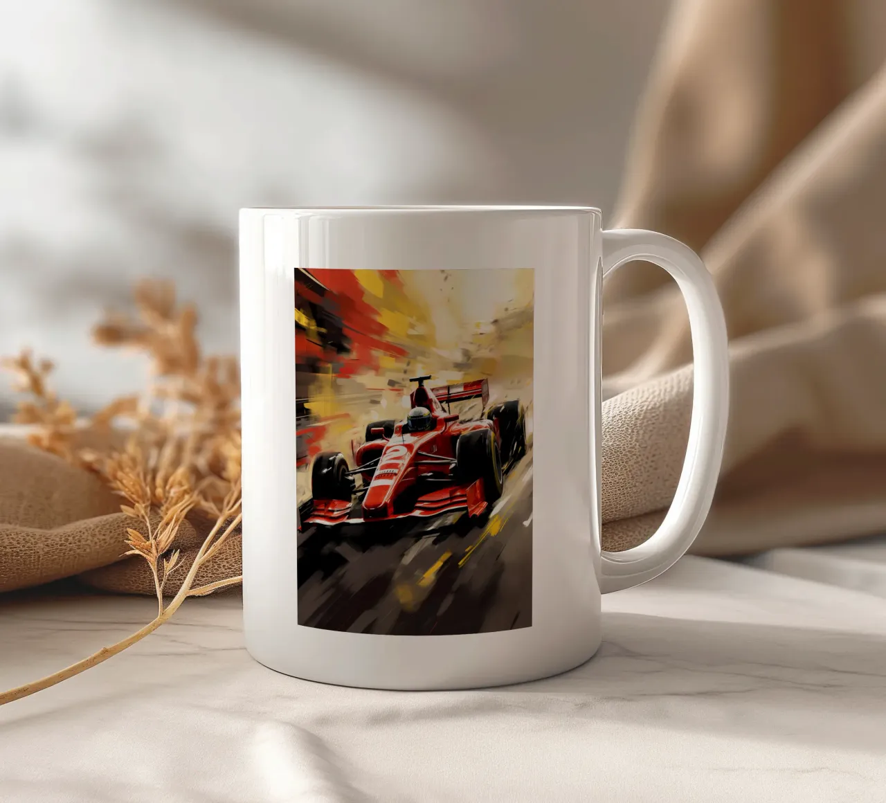 F1 Racing Keramik Tasse von Mateo