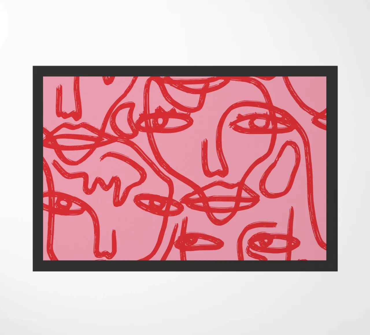 Blushing Faces: Red & Pink zerbino da ni-ja artboutique