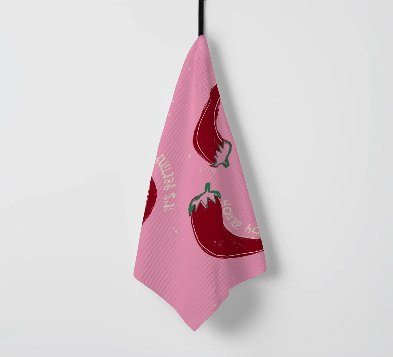 It‘s Getting Hot-Chillies canovaccio da cucina da ni-ja artboutique