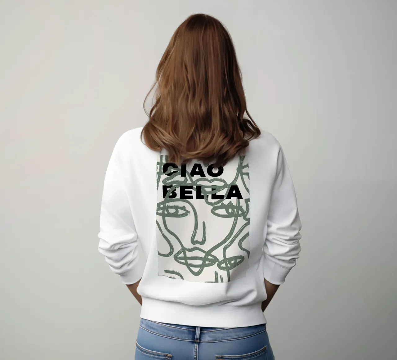 Ciao Bella - Faces Turn Green felpa da ni-ja artboutique