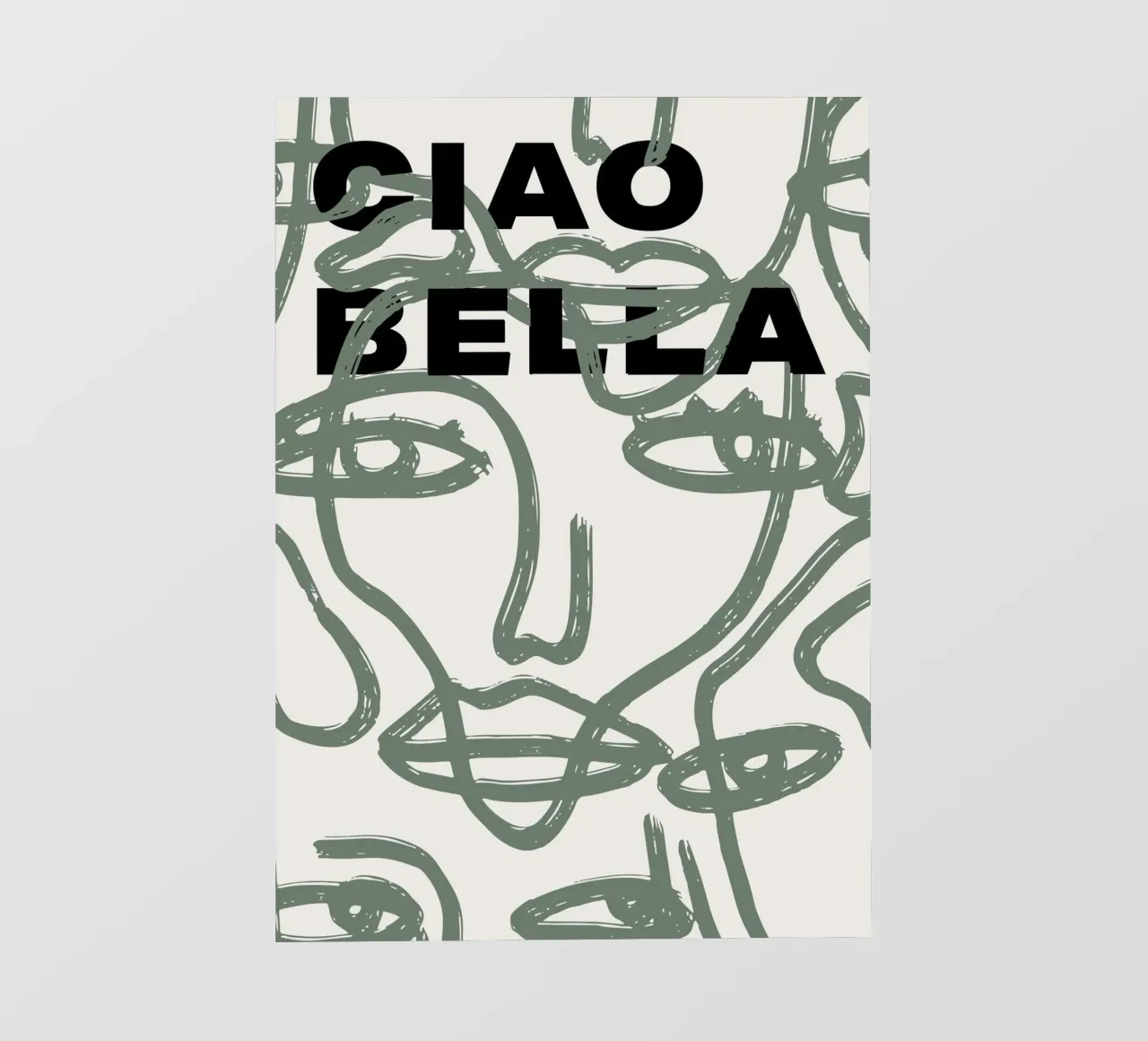 Ciao Bella - Faces Turn Green pellicola backlit da ni-ja artboutique