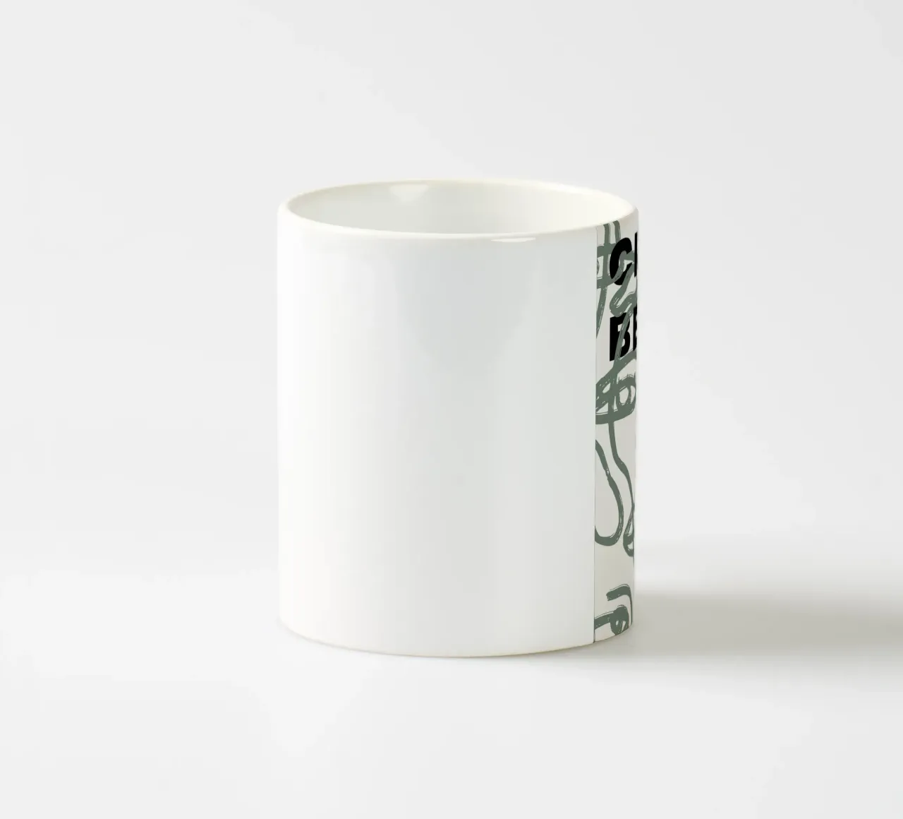 Ciao Bella - Faces Turn Green tazza in ceramica da ni-ja artboutique
