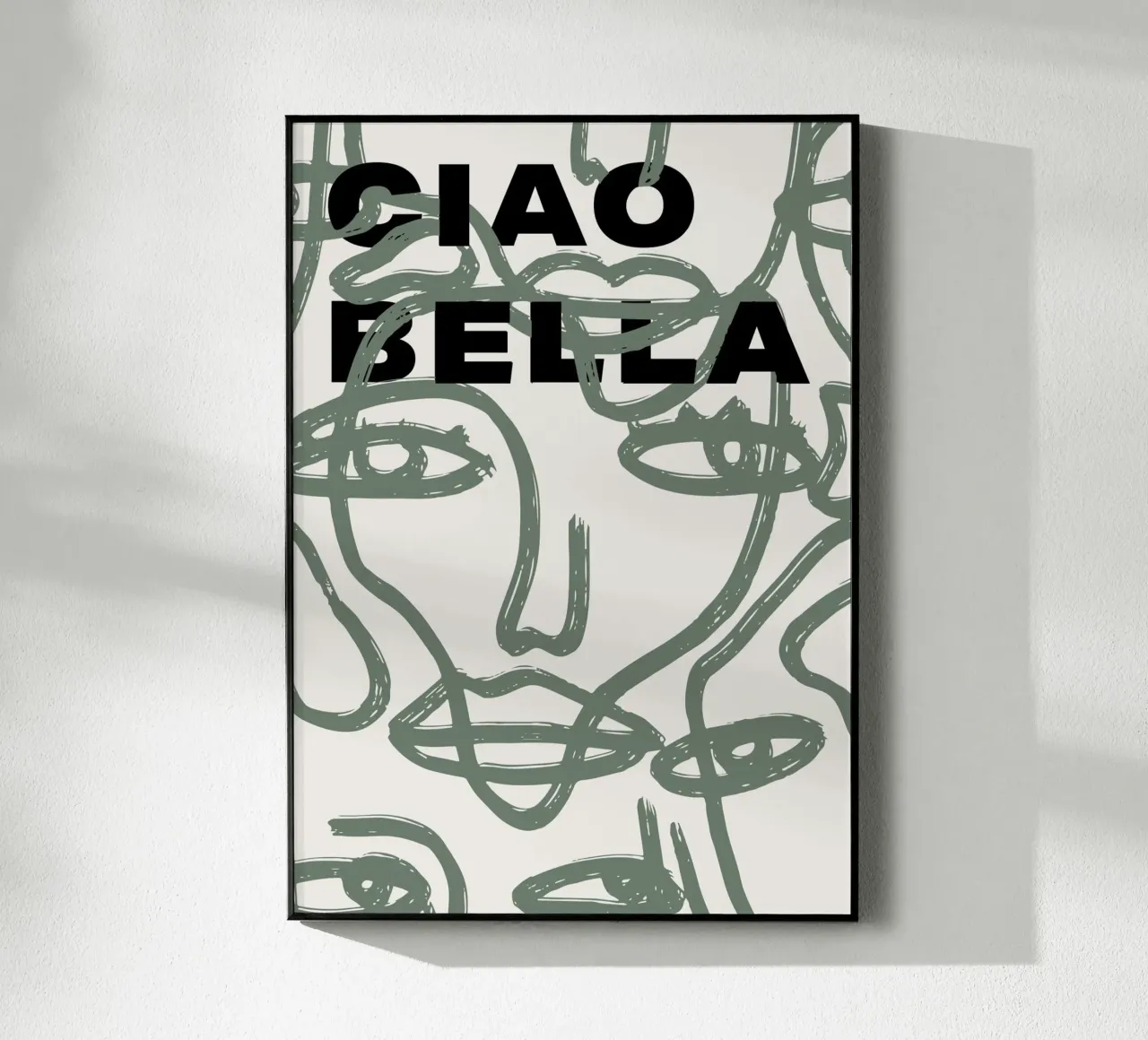 Ciao Bella - Faces Turn Green plexiglass da ni-ja artboutique