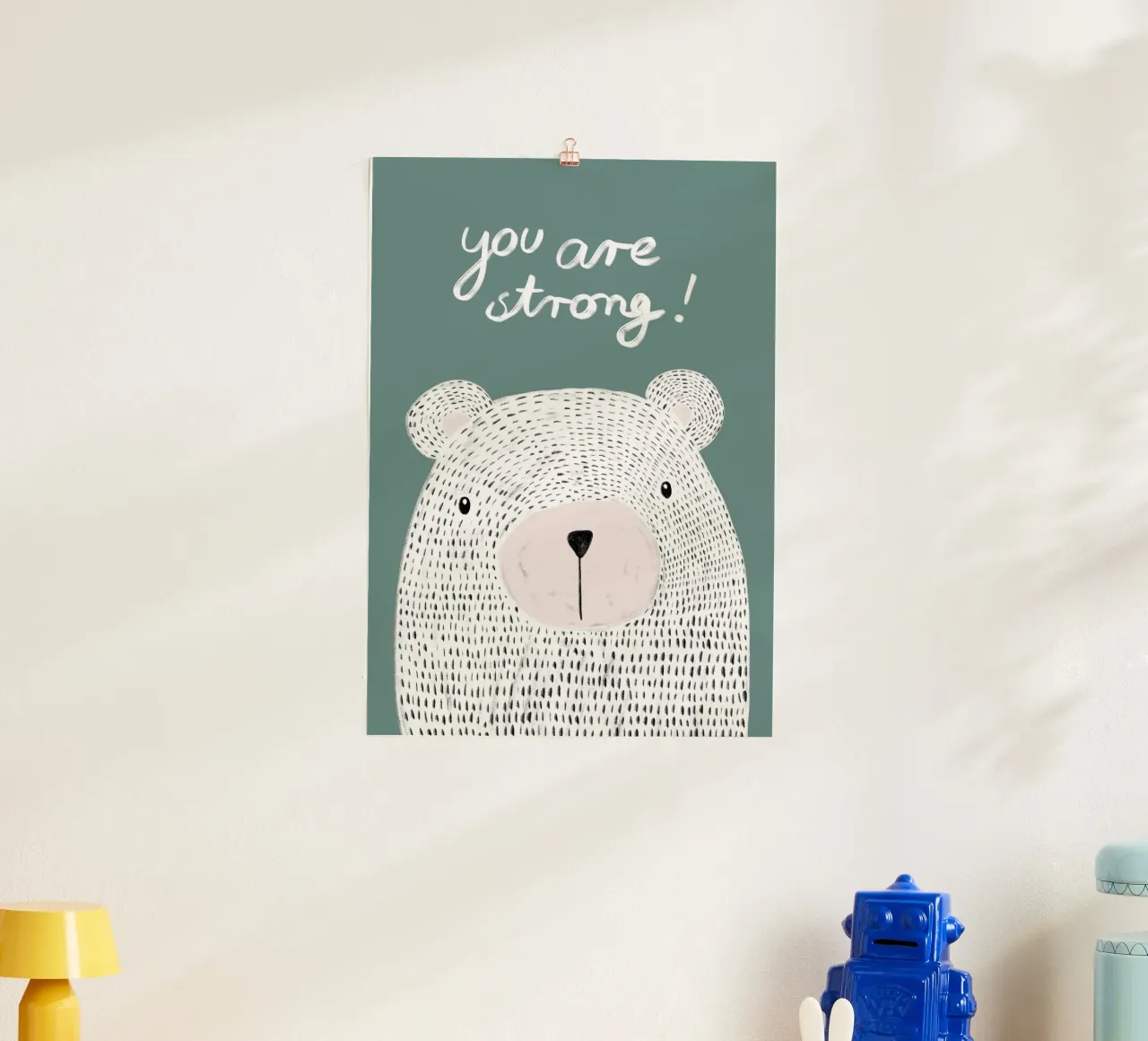 You are strong poster da BAINAI KIDS