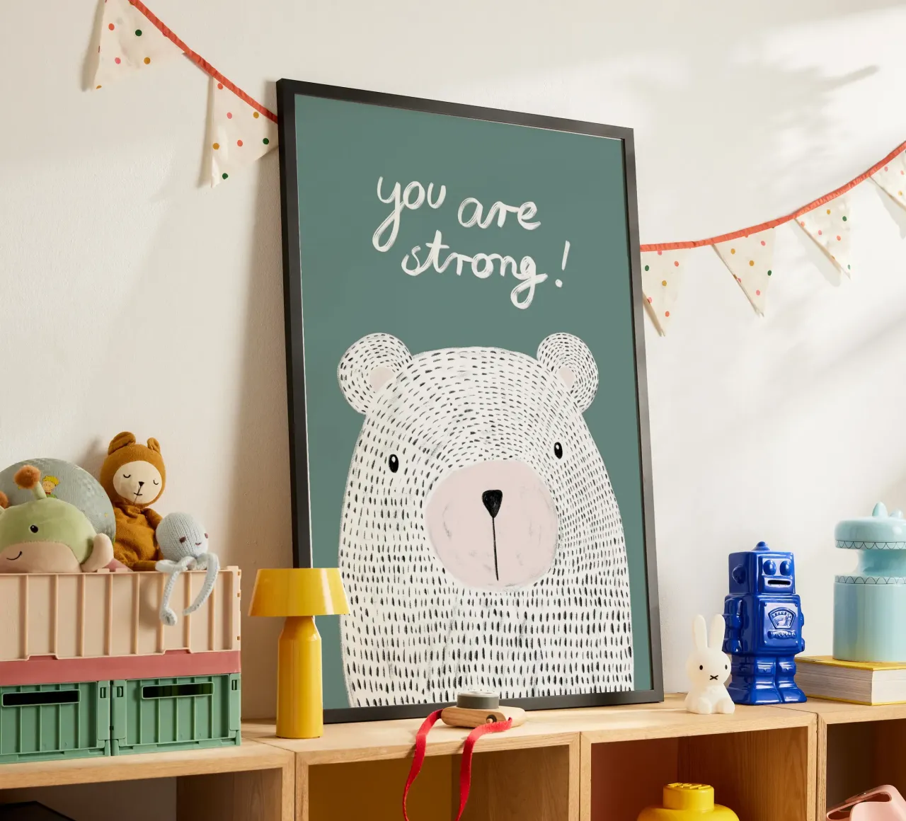 You are strong poster da BAINAI KIDS