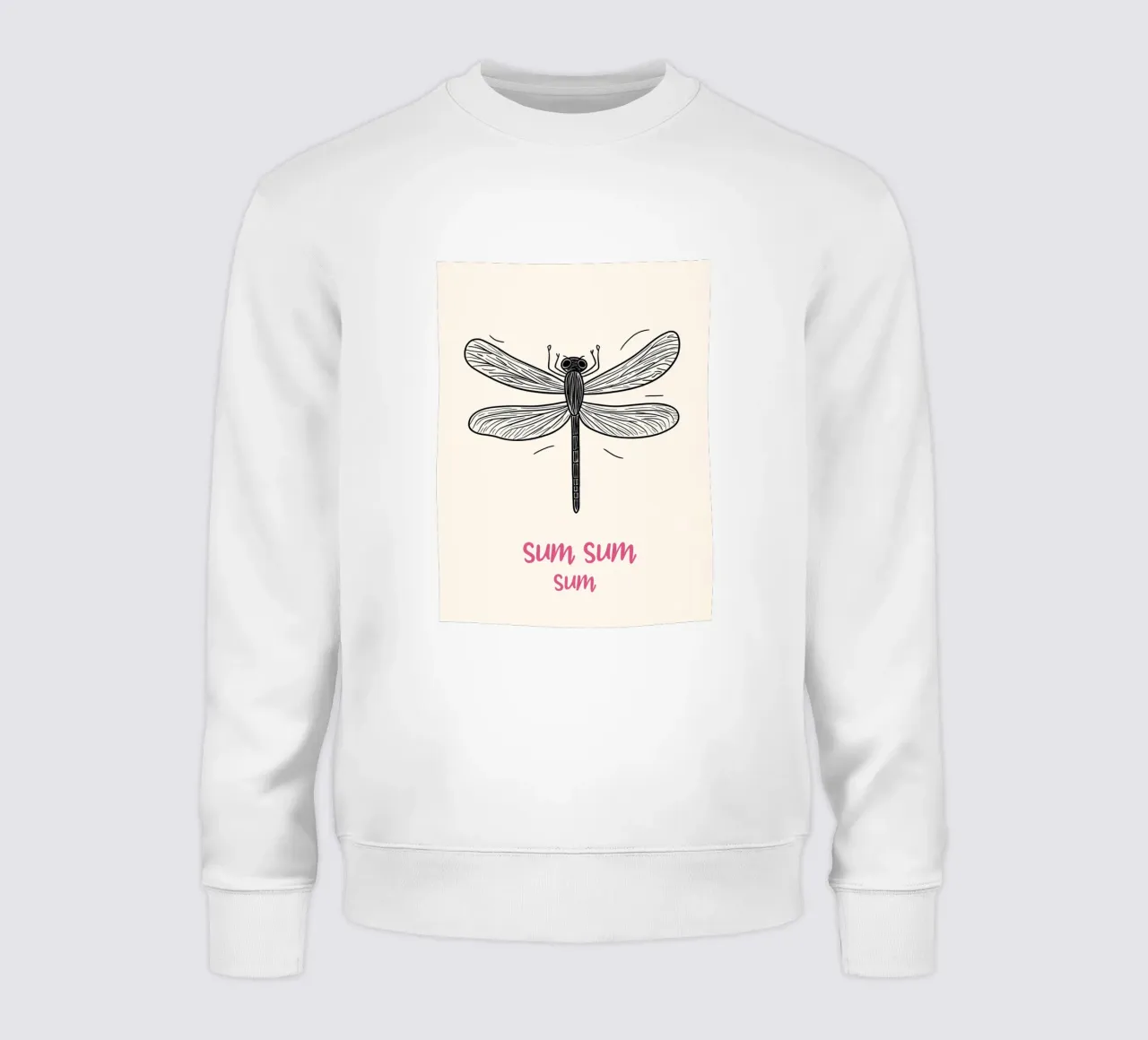 Sum-Sum Libellen Flug Sweatshirt von Carinaprint