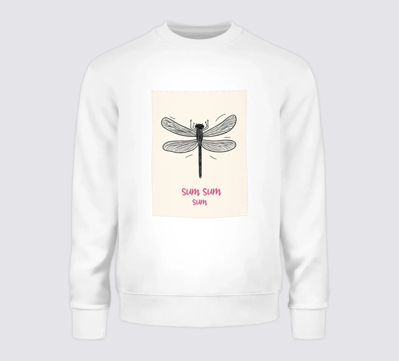 Vuelo de libélulas Suma-Suma sudadera de Carinaprint