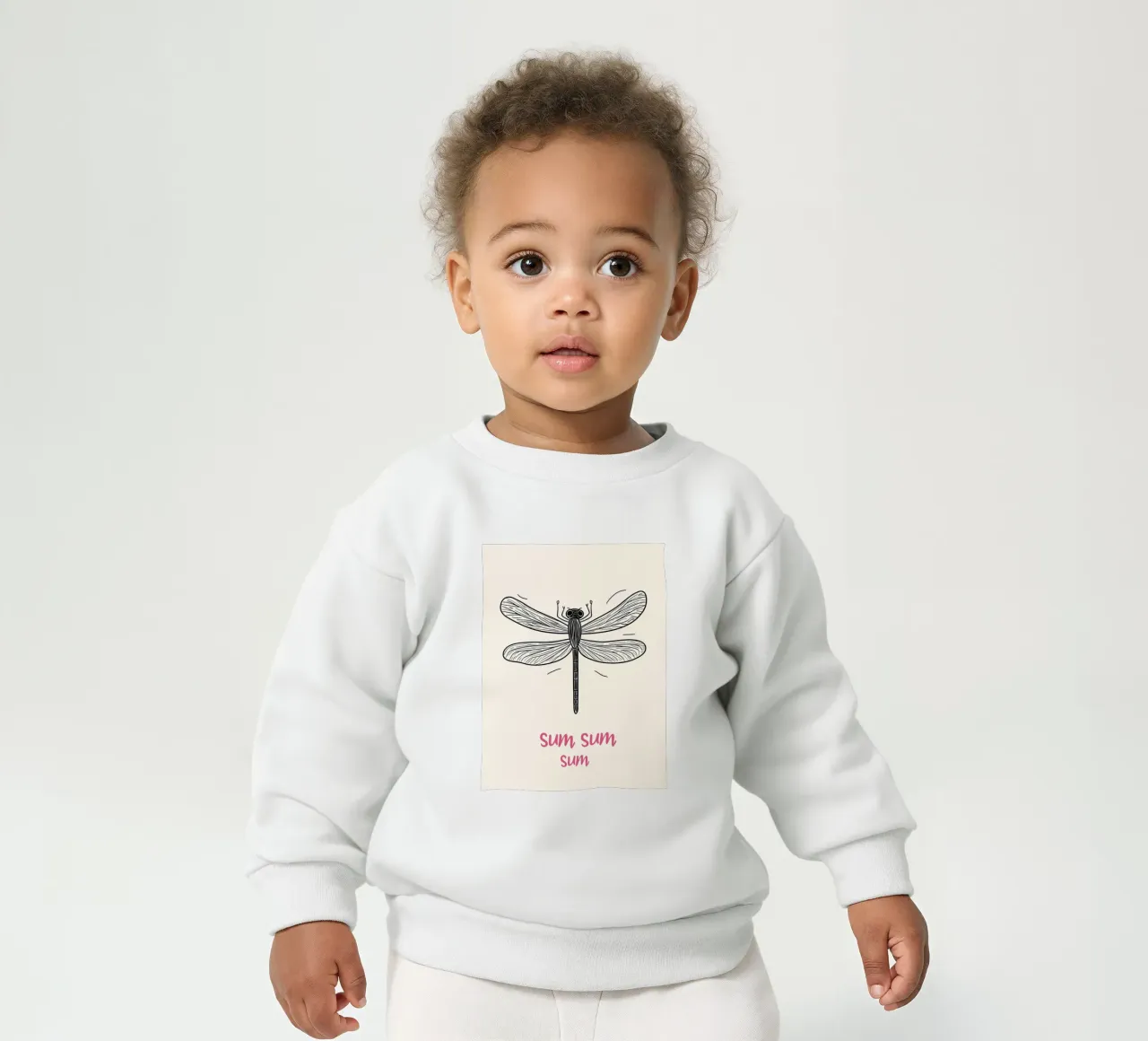 Volo della libellula Sum-Sum felpa neonato da Carinaprint