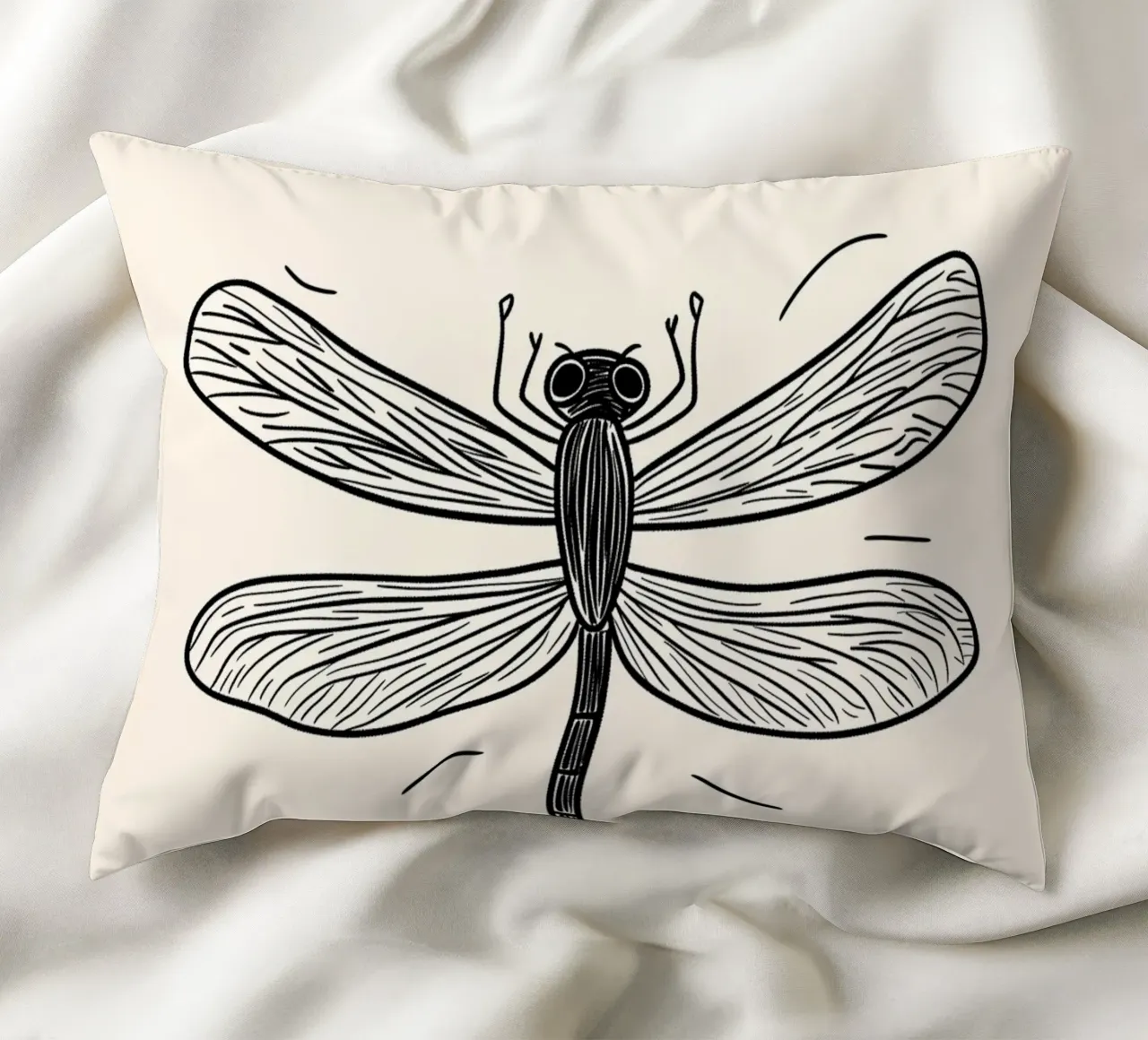 Volo della libellula Sum-Sum cuscino da Carinaprint