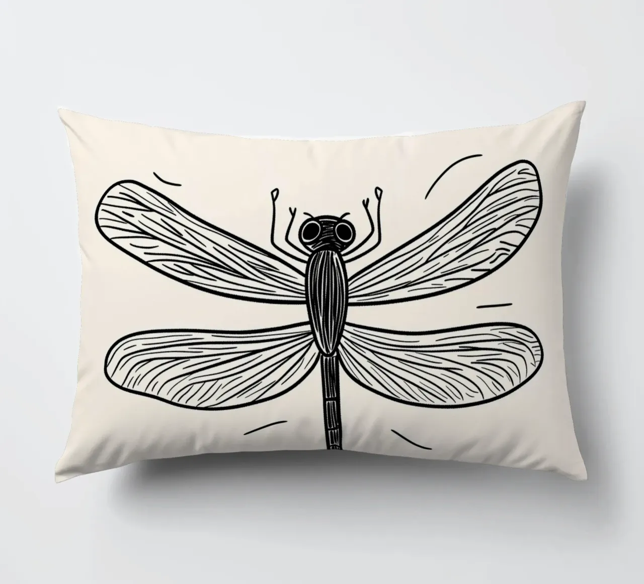 Volo della libellula Sum-Sum cuscino da Carinaprint