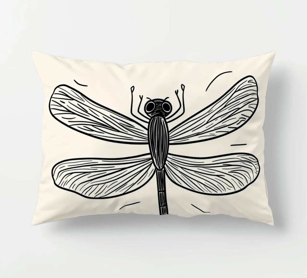 Volo della libellula Sum-Sum cuscino da Carinaprint