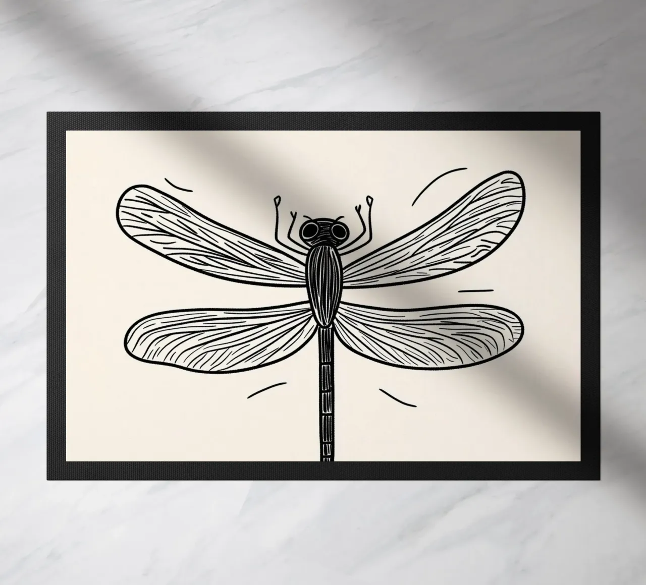 Volo della libellula Sum-Sum zerbino da Carinaprint