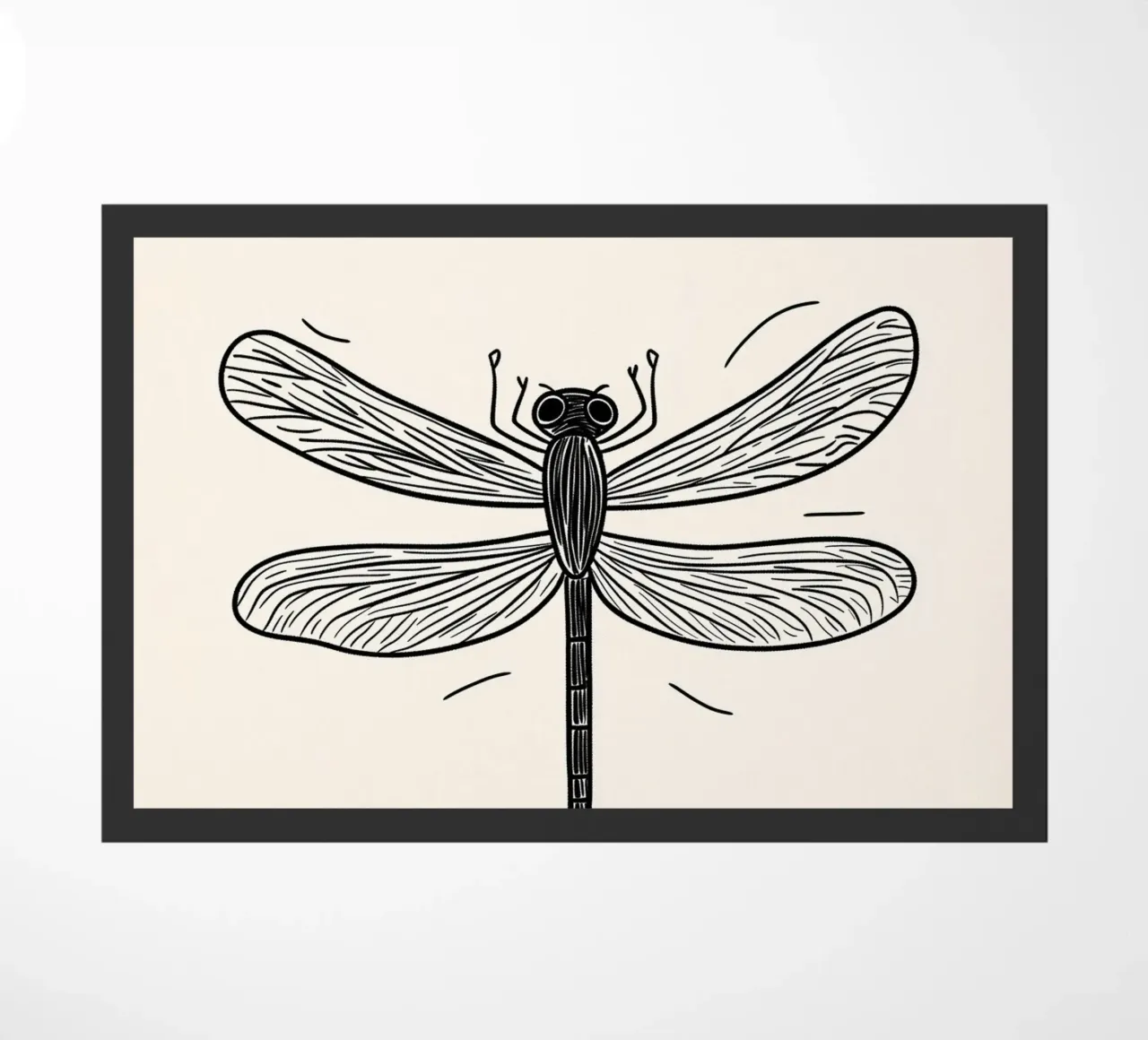 Volo della libellula Sum-Sum zerbino da Carinaprint