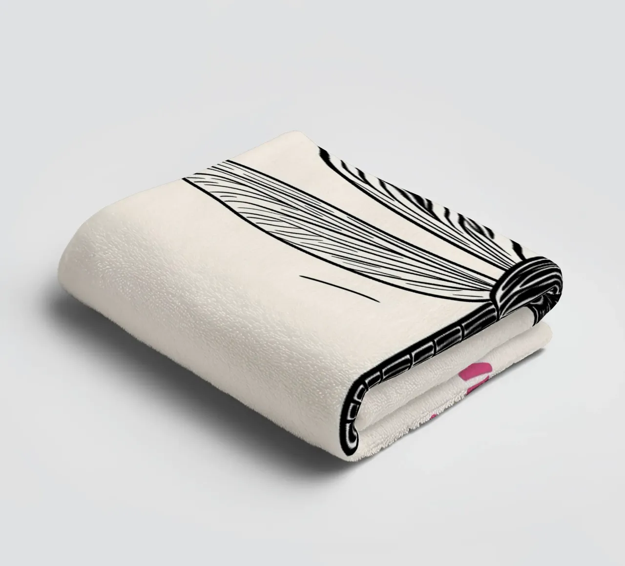 Sum-Sum Libellen Flug Handtuch von Carinaprint