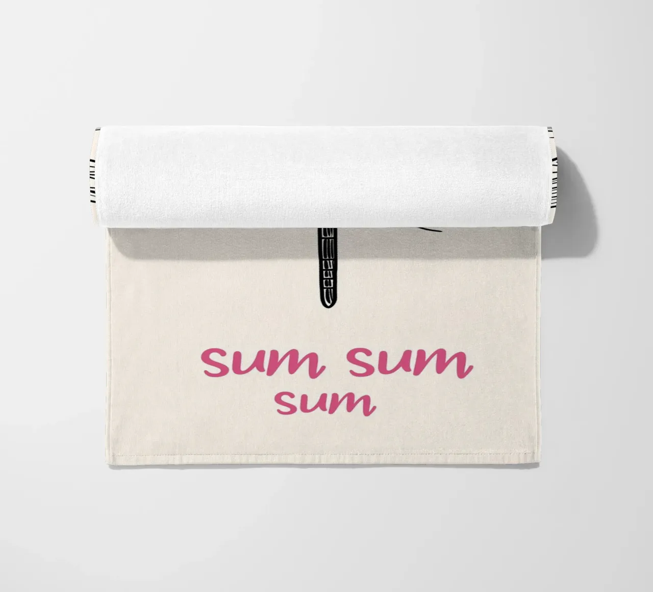 Volo della libellula Sum-Sum telo mare da Carinaprint