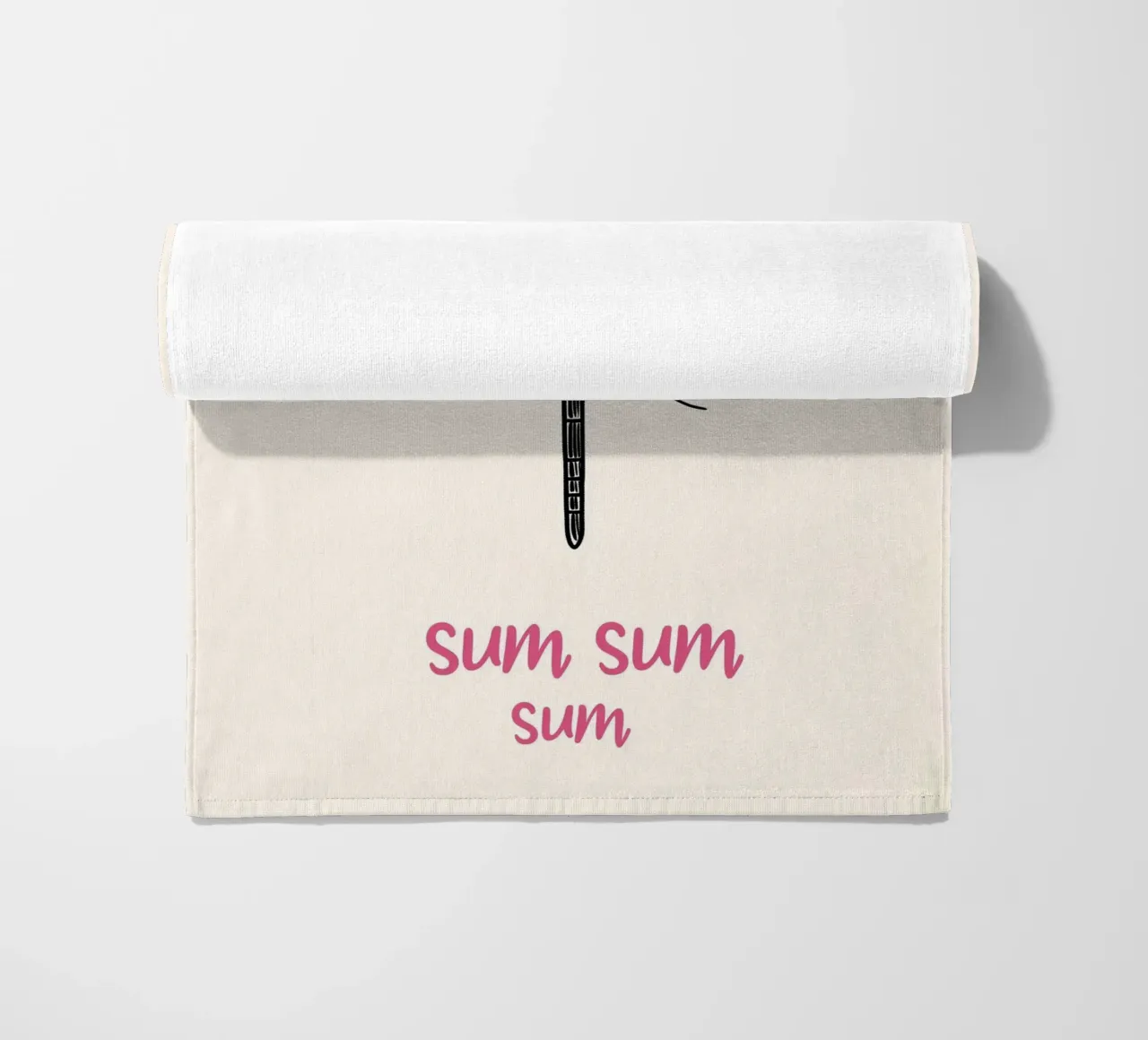 Volo della libellula Sum-Sum telo mare da Carinaprint