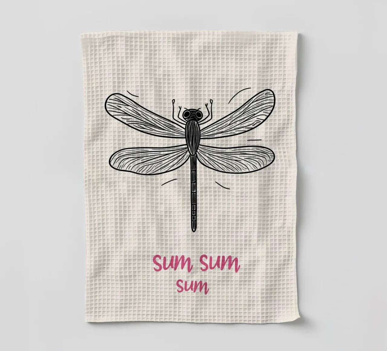 Volo della libellula Sum-Sum canovaccio da cucina da Carinaprint