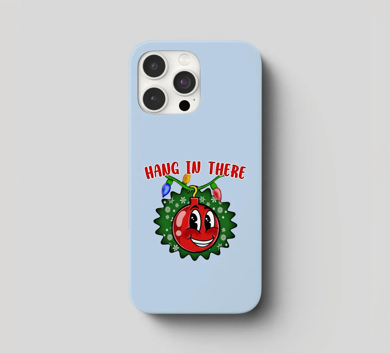 Palla di Natale "Hang in There" - Decorazioni festive d'ispirazione cover iphone da sillyindustries