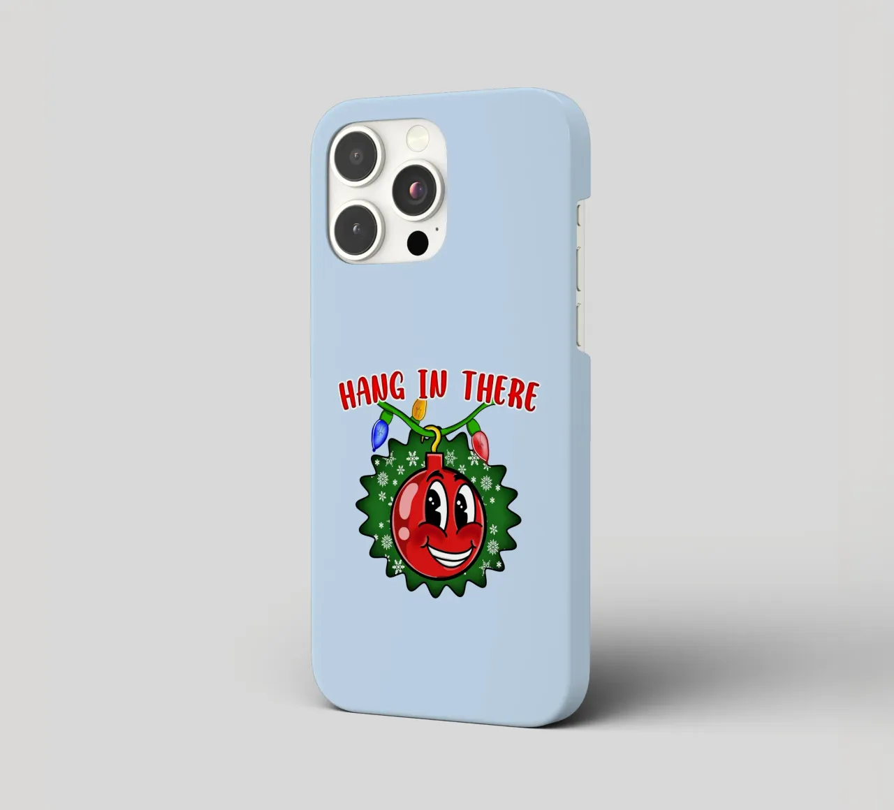 Palla di Natale "Hang in There" - Decorazioni festive d'ispirazione cover iphone da sillyindustries