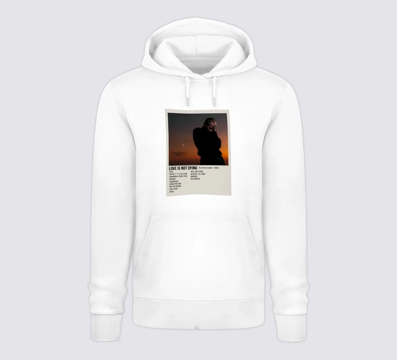 LOVE IS NOT DYING By Jeremy Zucker 2020 felpa con cappuccio da SoundStudio