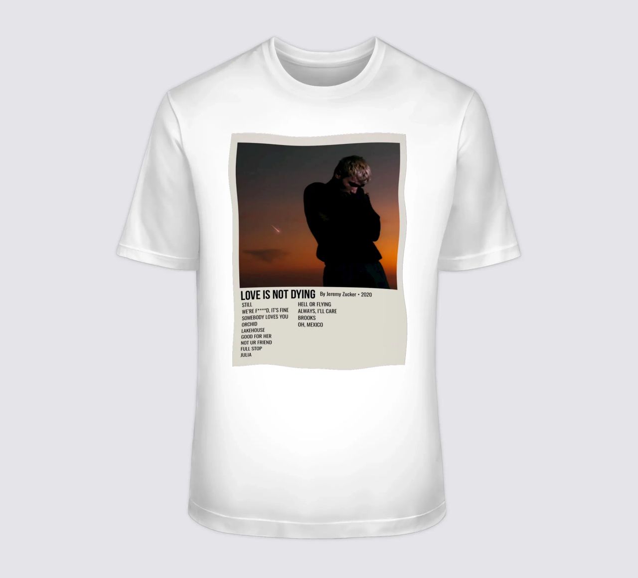 LOVE IS NOT DYING By Jeremy Zucker 2020 t-shirt da SoundStudio