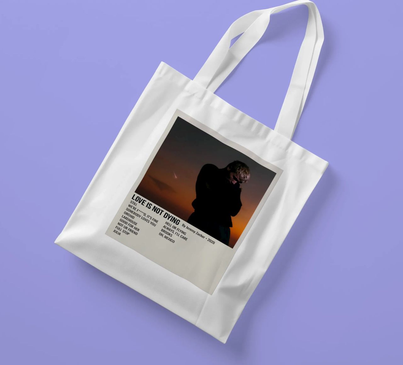 LOVE IS NOT DYING By Jeremy Zucker 2020 borsa in juta da SoundStudio