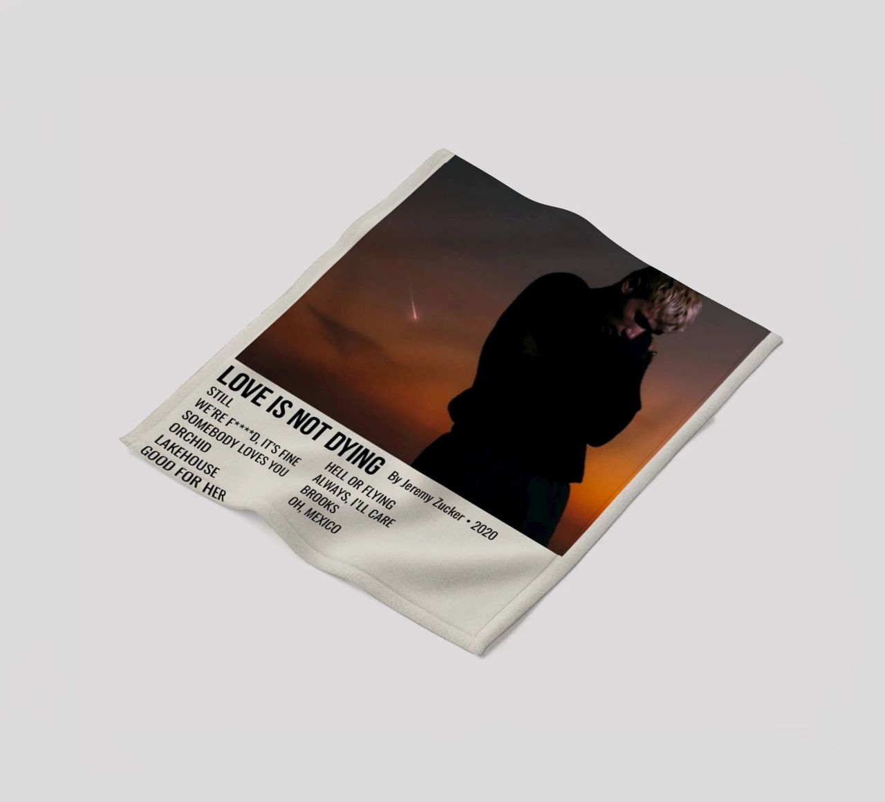 LOVE IS NOT DYING By Jeremy Zucker 2020 coperta in pile da SoundStudio