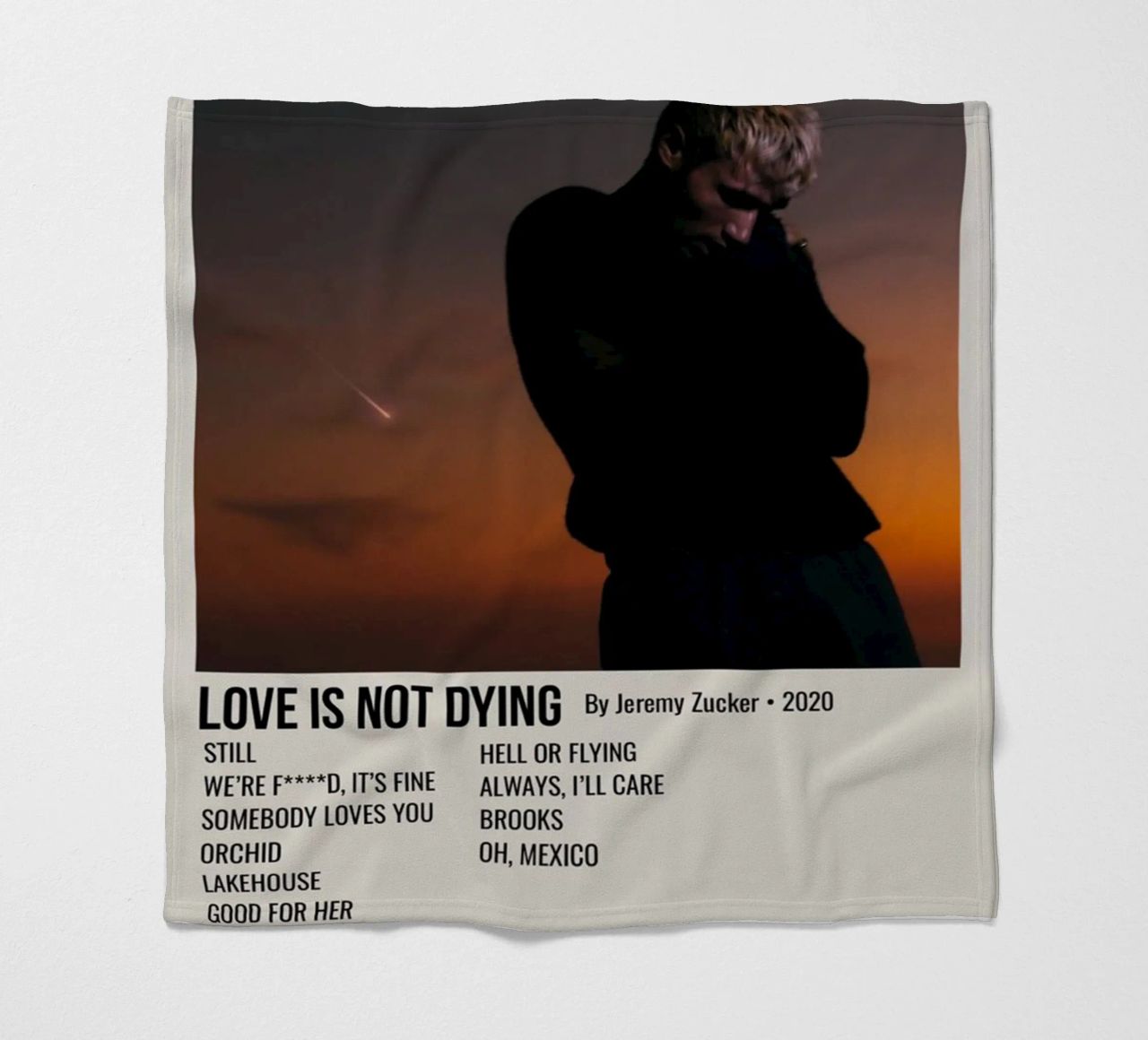 LOVE IS NOT DYING By Jeremy Zucker 2020 coperta in pile da SoundStudio