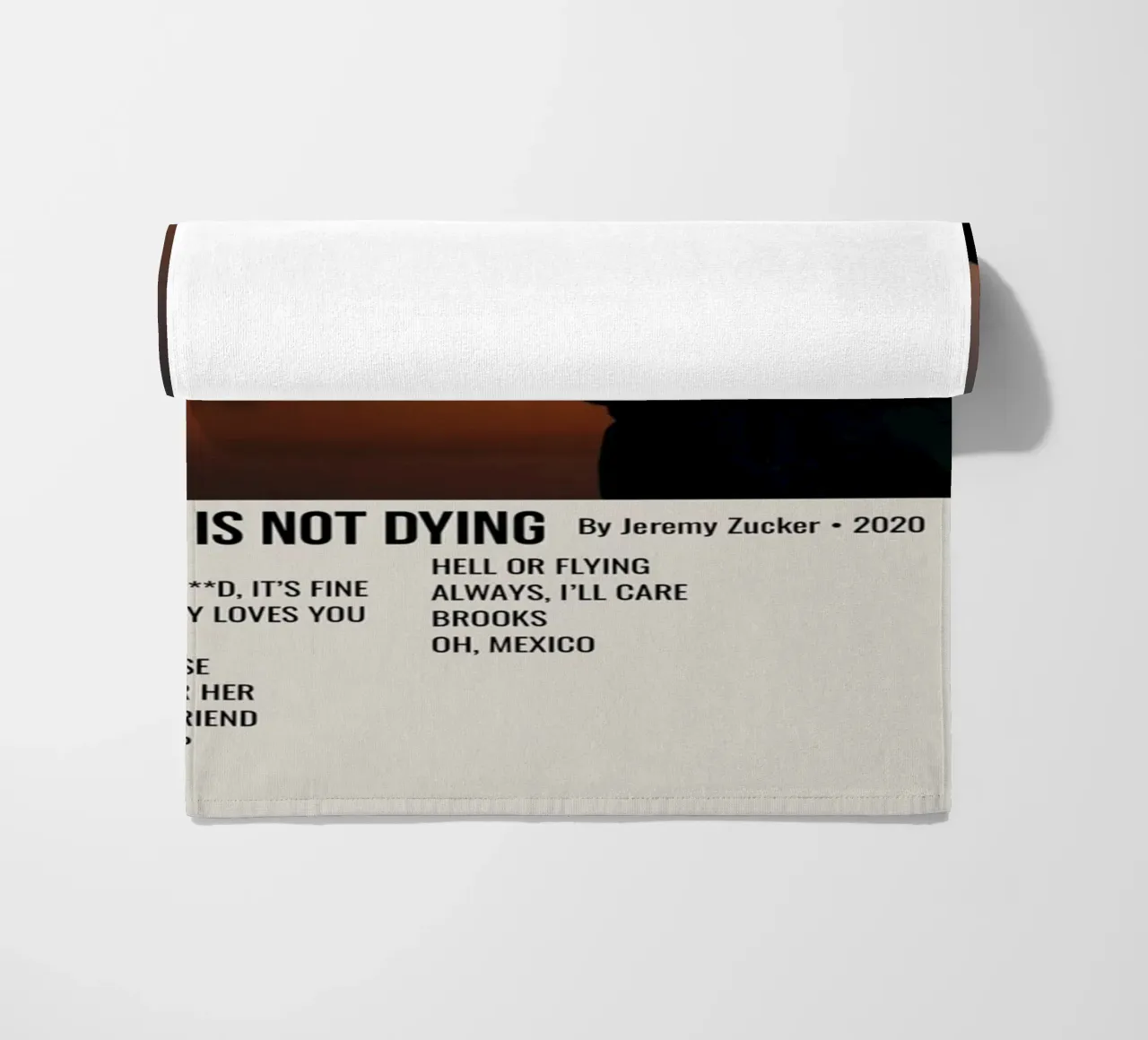 LOVE IS NOT DYING By Jeremy Zucker 2020 toalla de playa de SoundStudio