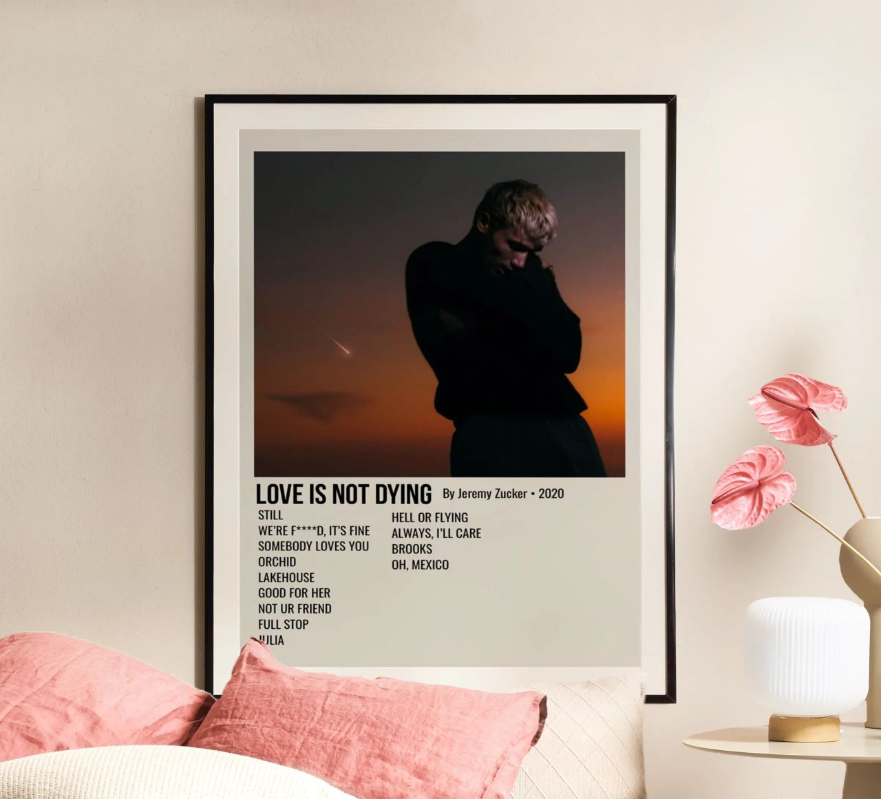 LOVE IS NOT DYING By Jeremy Zucker 2020 carta hahnemühle da SoundStudio
