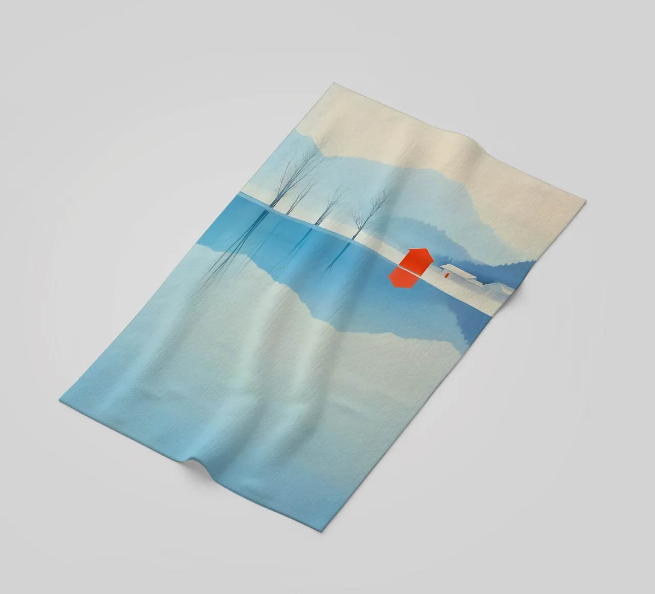 Inverno bianco telo mare da LaylaOzHome