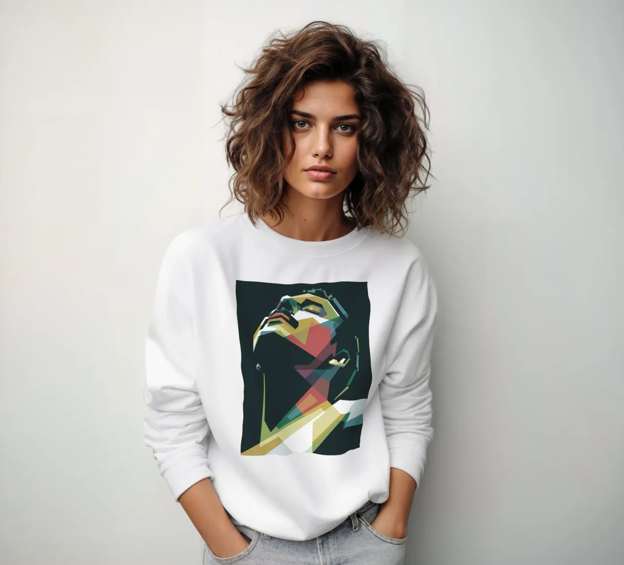 Freddie Mercury WPAP pop art felpa da Alkahfsmart