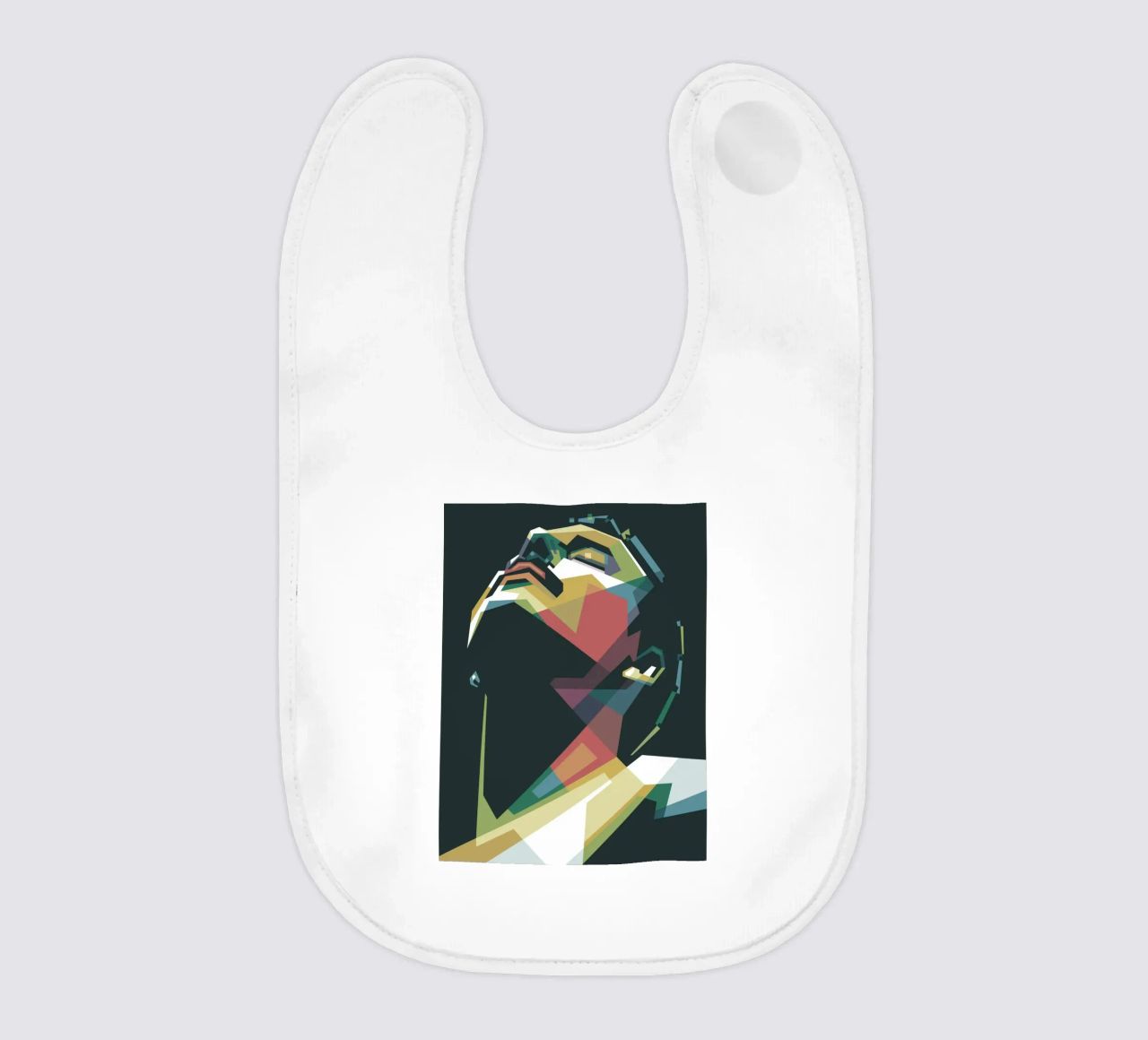 Freddie Mercury WPAP Pop Art Babylätzchen von Alkahfsmart