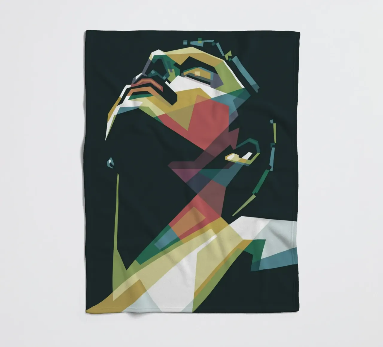 Freddie Mercury WPAP pop art coperta in pile da Alkahfsmart