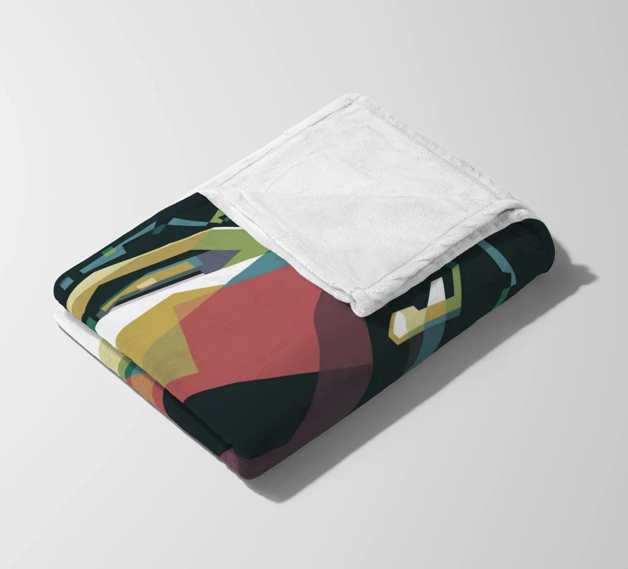 Freddie Mercury WPAP Pop Art Fleecedecke von Alkahfsmart