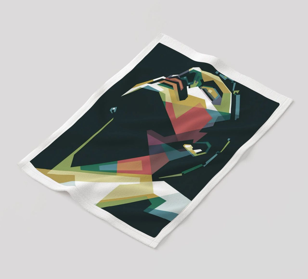 Freddie Mercury WPAP Pop Art Fleecedecke von Alkahfsmart