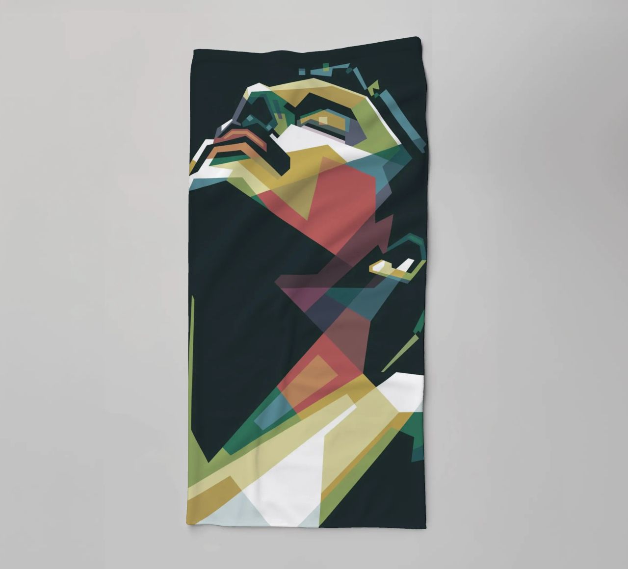 Freddie Mercury WPAP Pop Art Handtuch von Alkahfsmart
