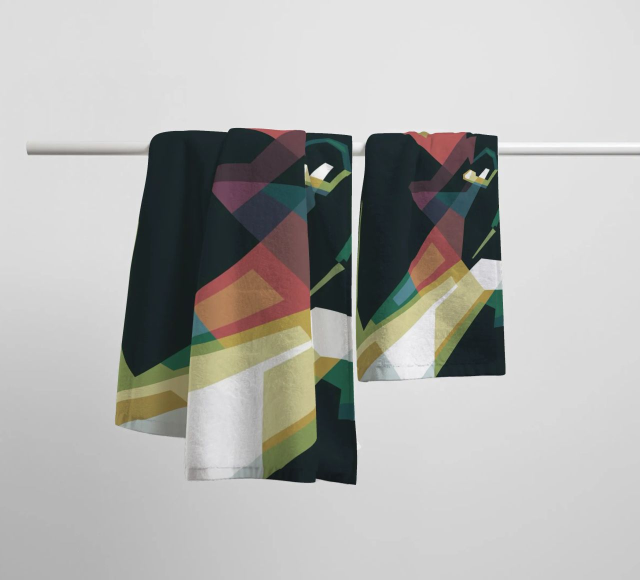 Freddie Mercury WPAP Pop Art Handtuch von Alkahfsmart
