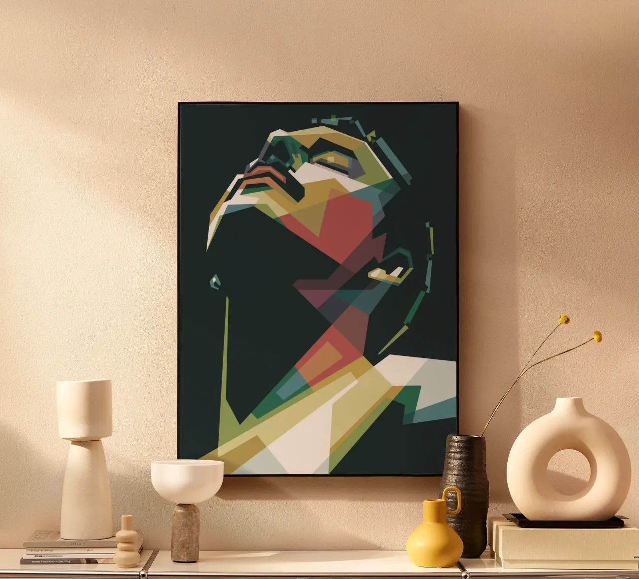 Freddie Mercury WPAP pop art alluminio dibond da Alkahfsmart