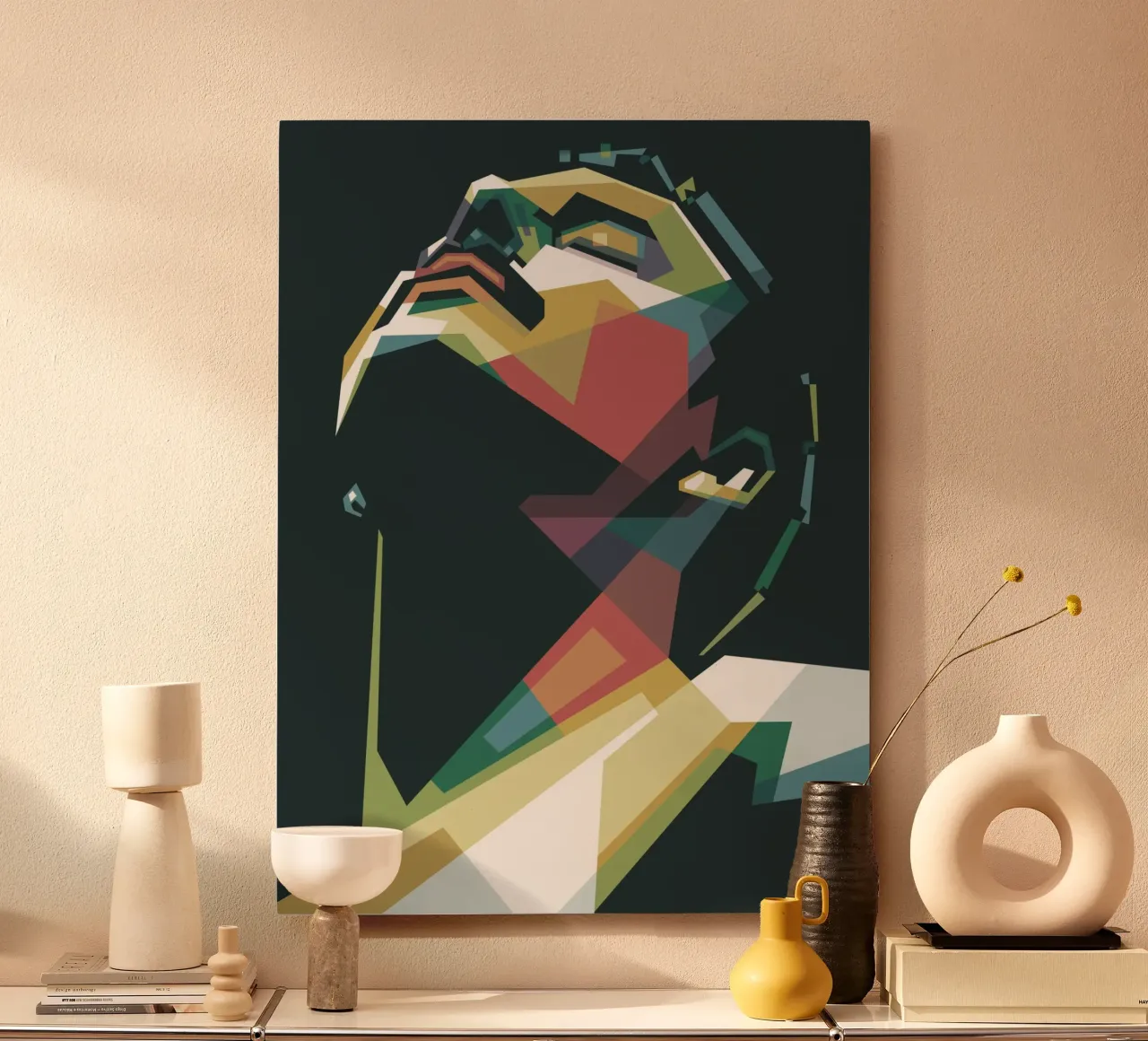 Freddie Mercury WPAP pop art alluminio dibond da Alkahfsmart