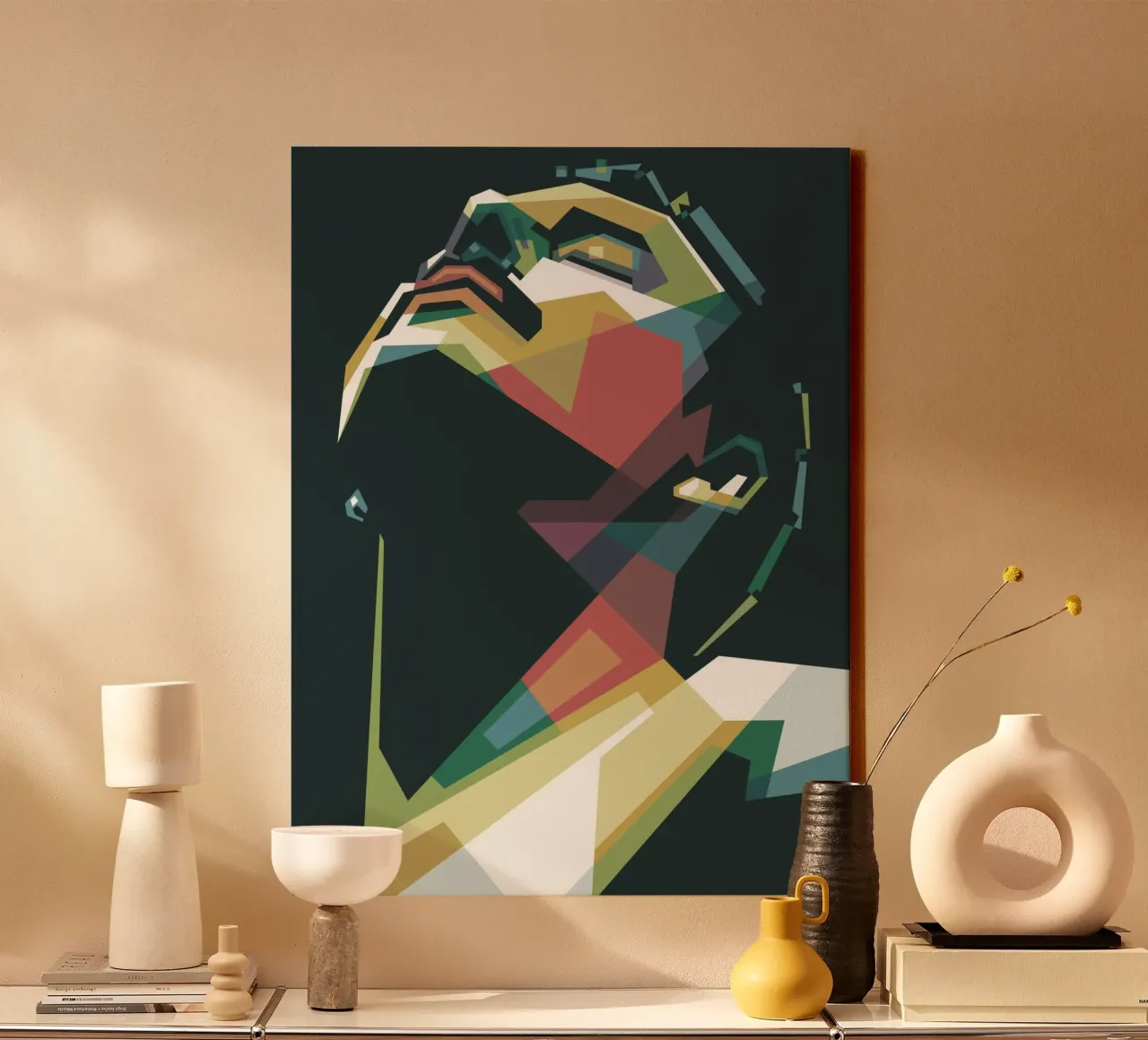 Freddie Mercury WPAP pop art tela da Alkahfsmart