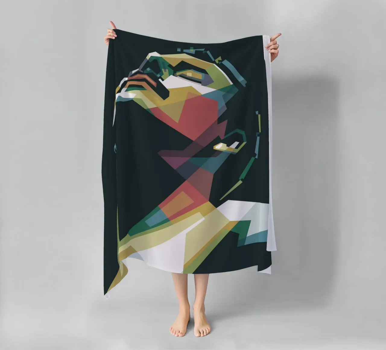 Freddie Mercury WPAP pop art telo mare da Alkahfsmart