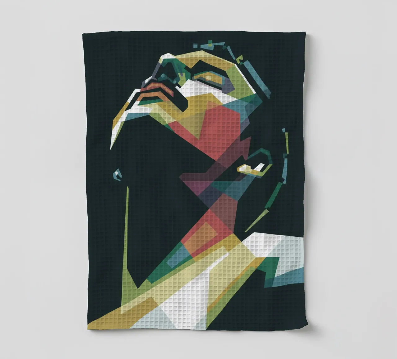 Freddie Mercury WPAP pop art canovaccio da cucina da Alkahfsmart