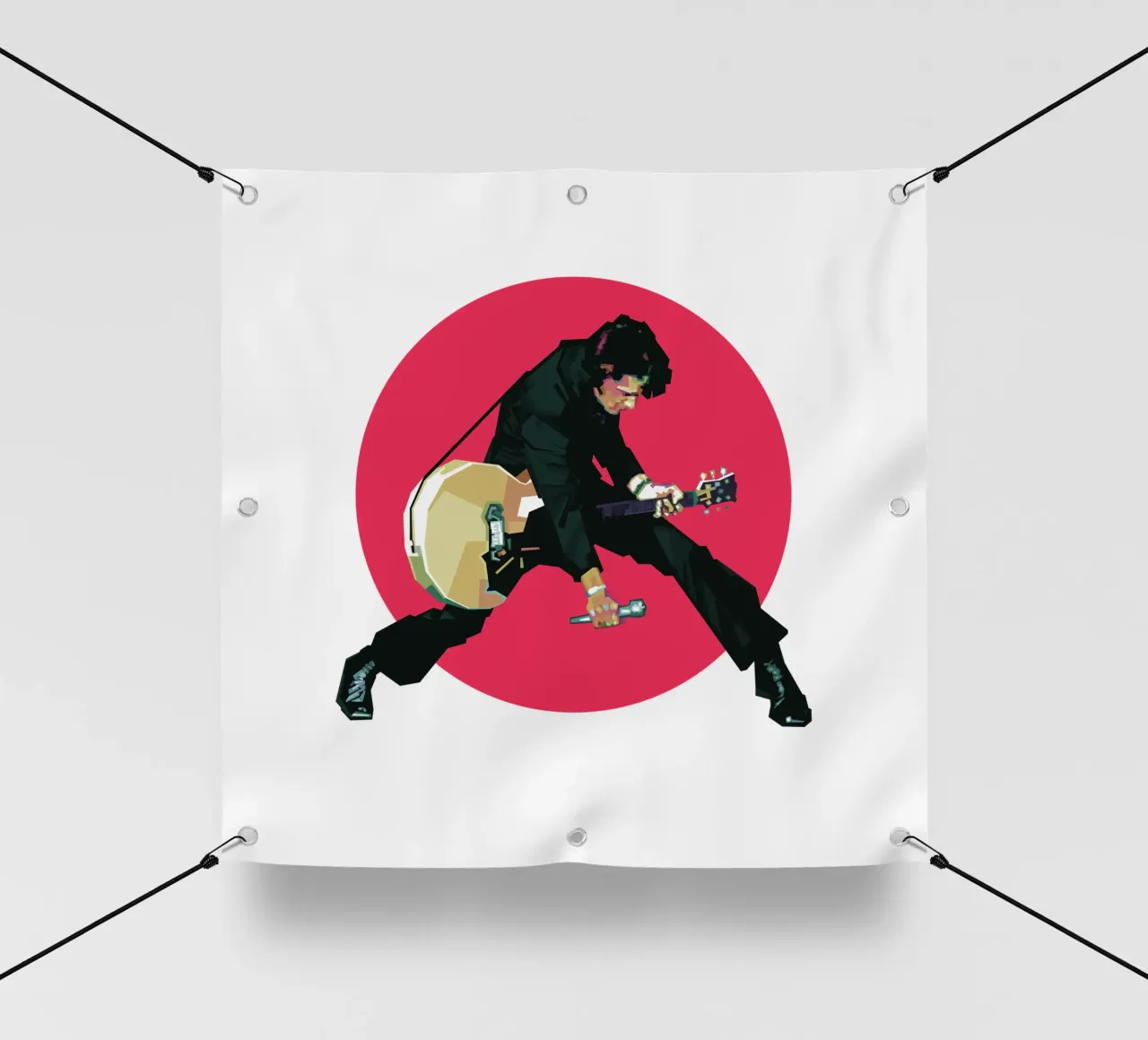 Il re del rock 'n' roll telo in pvc da Alkahfsmart