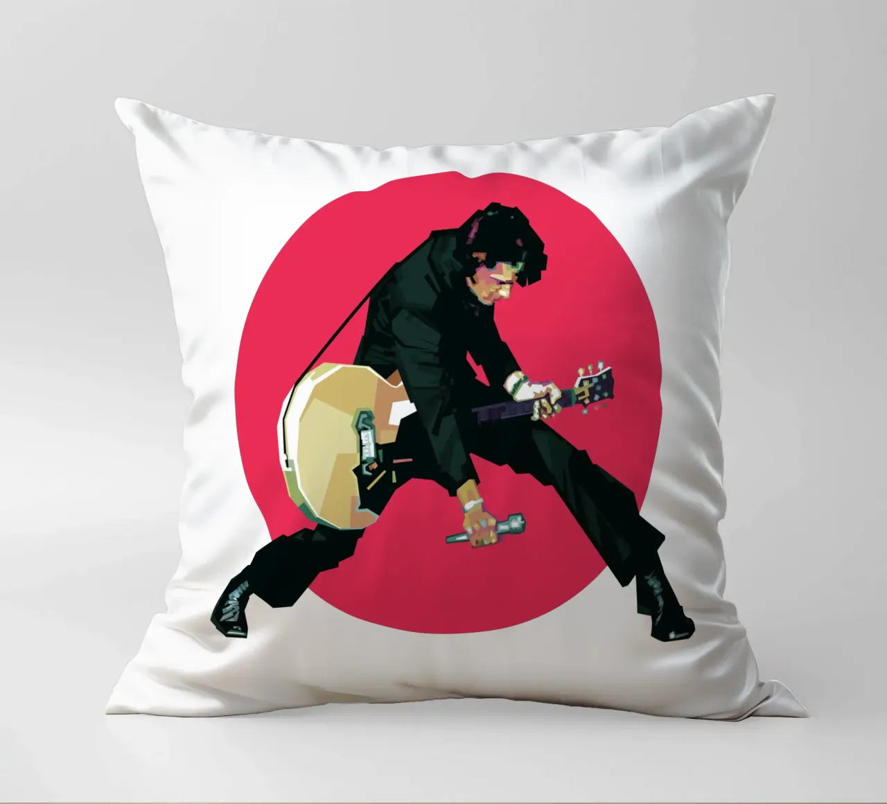 Il re del rock 'n' roll cuscino da Alkahfsmart