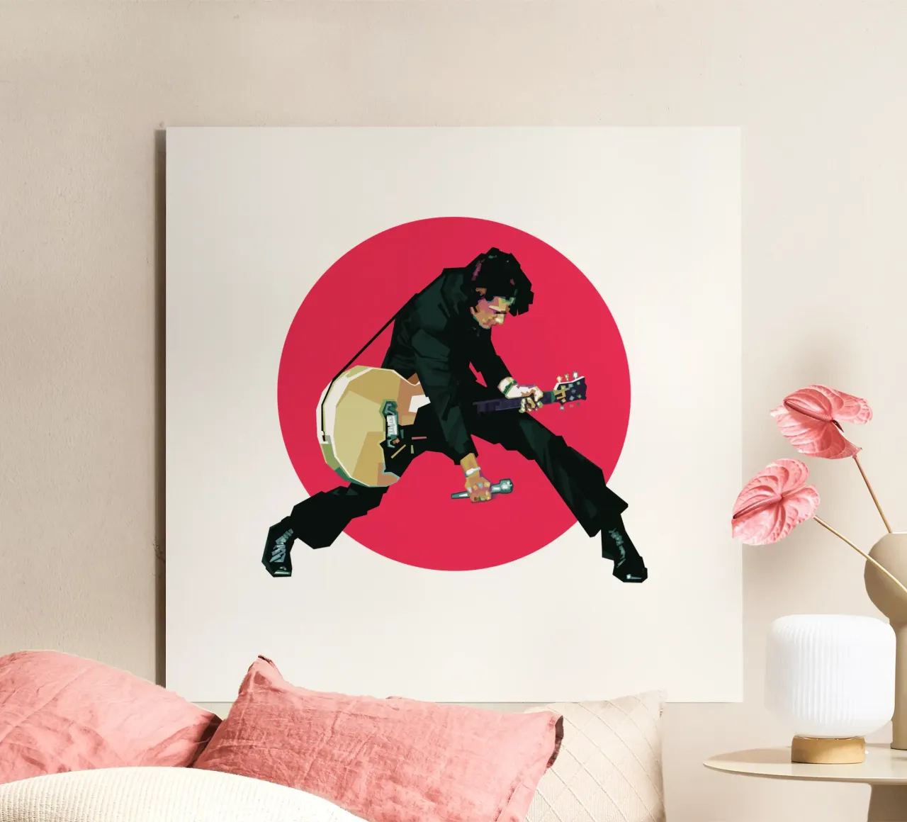 Le roi du rock 'n' roll alu dibond de Alkahfsmart